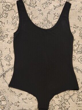 Madewell Black Tank Bodysuit